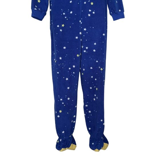 Nick & Nora Starry Night Pajamas Womens XL Footed Unionsuit PJs Costume Star - Picture 7 of 9